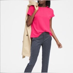 Banana Republic Perfect Tee Hot Pink,